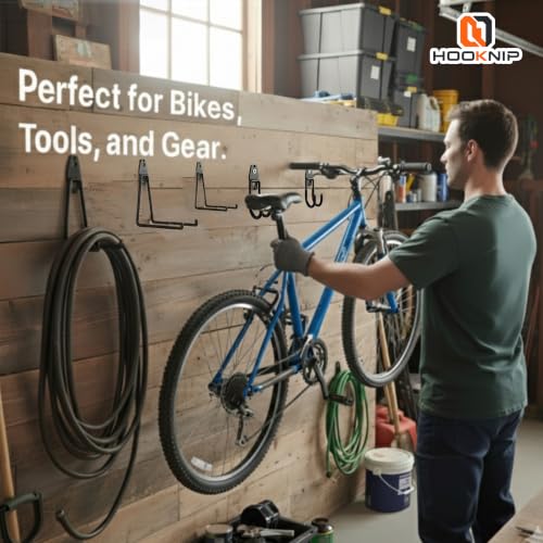 16 Pack Heavy Duty Garage Hooks, Wall Mounted Tool Hangers - Image 3