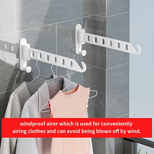 JOOM Clothes Drying Rack Wall Mounted, 13-Inch Foldable Arm - Image 6