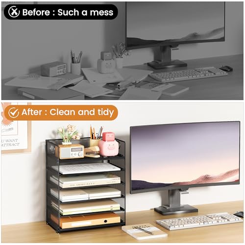 6 Tier Paper Organizer with Handle,Construction Teac | All Products - Image 3