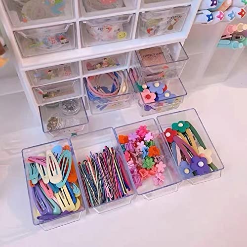 Feadily 2PCS Small Drawer Organizer for Desk, Desktop Drawer - Image 6