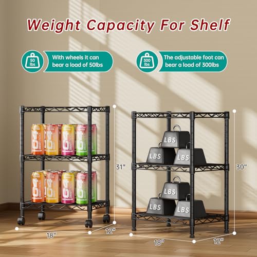 Golpart 3Tier Adjustable Storage Shelves Metal Wire | All Products - Image 4