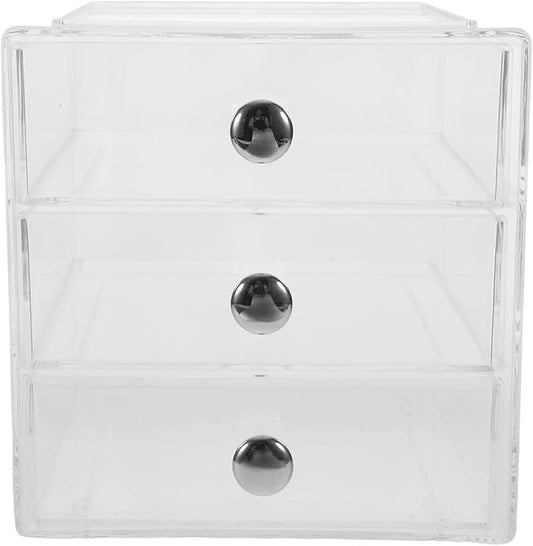 Organizer Multi-use Storage Box for Makeup Jewelry Hair Accessories Elegant Desktop Sundry Holder for Use