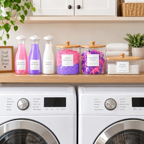 3+2+1 Pack Laundry Pods Containers & Dryer Sheet Holder & - Image 7