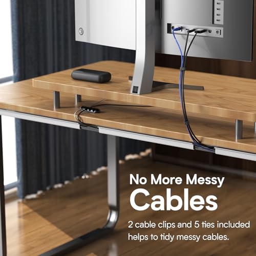DELAMU 4 Pack Cable Management Under Desk - Office & Home - Image 7