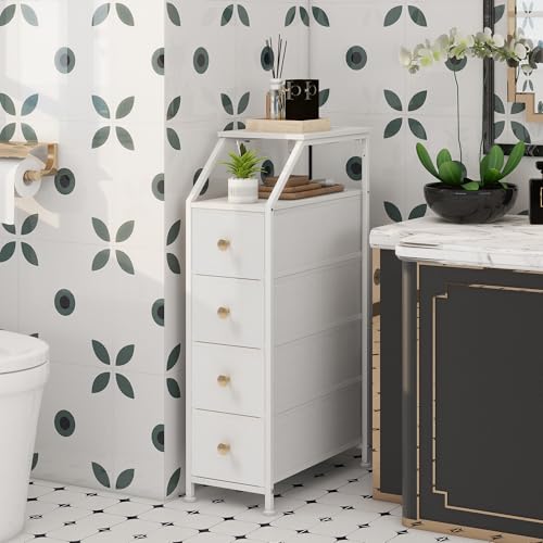 Tohomeor Narrow Dresser Tall Skinny Storage Tower Vertical Slim - Image 5