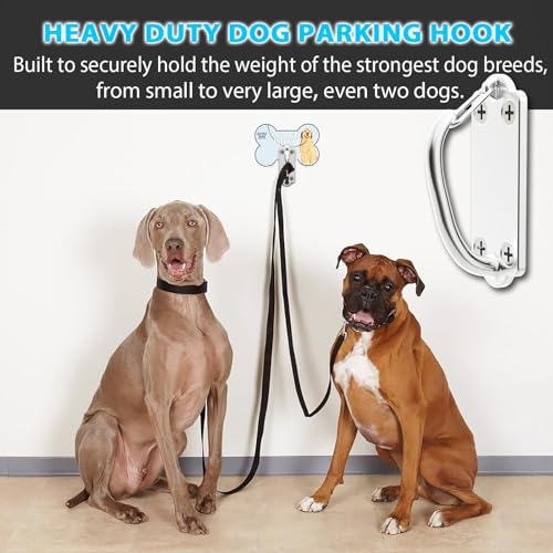 Heavy Duty Stainless Steel Dog Leash Wall | Pet Essentials - Image 6