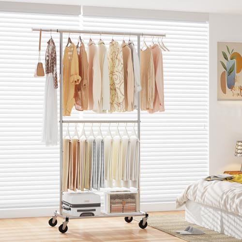 Simple Trending Clothing Garment Rack, Extendable Clothes Rack - Image 3