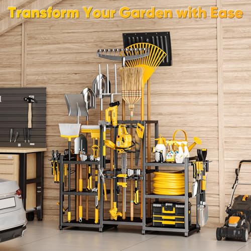 42" H Large Garden Tool Organizer, Holds Up to 86 Tools - Image 6