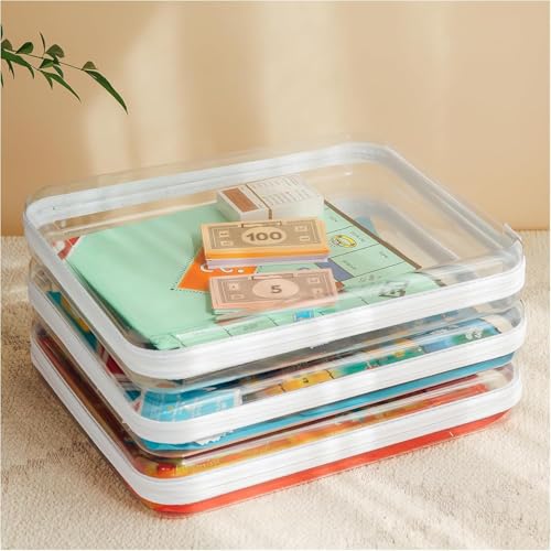 CoiiJoii Board Game Storage,Extra Large Clear Hard Shell Case - Image 2