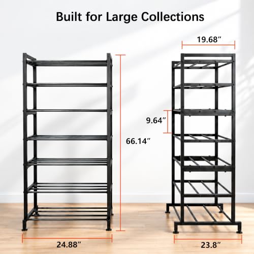 3D Printer Filament Storage Rack, 7-Tier Double-Row, 126 Spools - Image 3