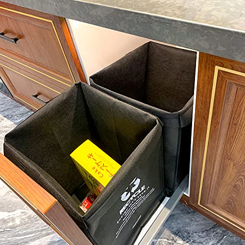 Recycle Bins for Kitchen,Ultra-Large Capacity Recycle Waste Bin - Image 4