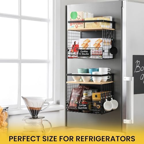[WIDER SHELF] 1 SET Strong Magnetic Shelf Basket - Image 7