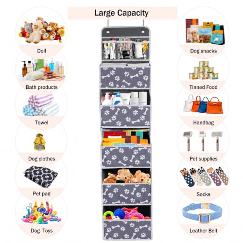 Dog Toy Basket,5-Shelf Hanging Organizer for Dog Toys - Image 4