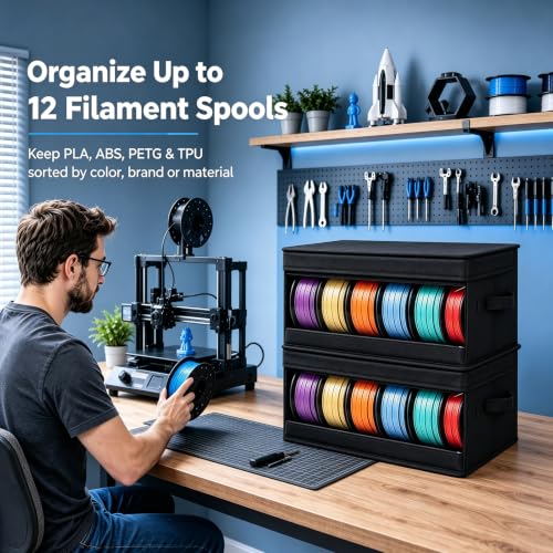 3D Printer Filament Storage Box 2-Pack - Filament Storage - Image 5