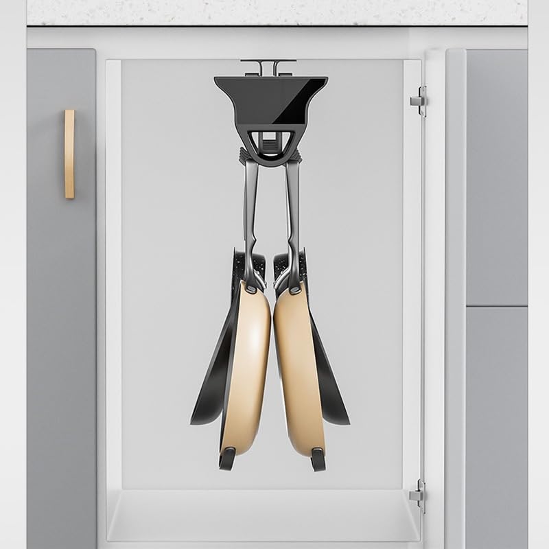Mop Broom Holder with Heavy Duty Hooks Pull Out Slide Organizer - Image 6
