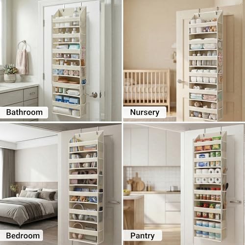 HOMELUX THEORY Over the Door Organizer, 6-Tier - Image 7