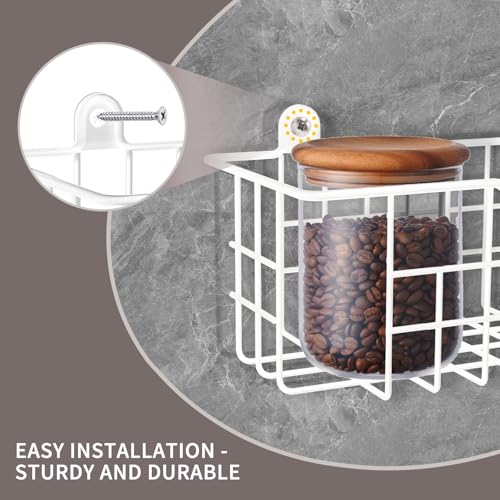 Spice Rack, 4-Pack Seasoning Organizer Wall Mount for Kitchen - Image 5