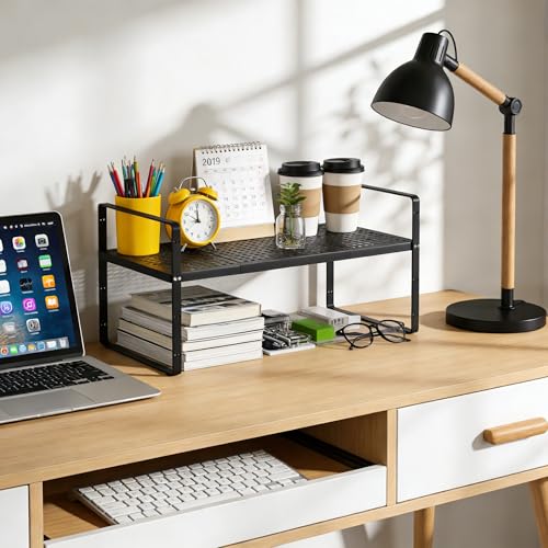 Expandable Storage Shelf, Stackable Organizer Rack, - Image 3