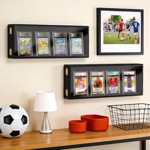 Card Display Case, 4 Pack Trading Card Display Frame Wall Mount - Image 3