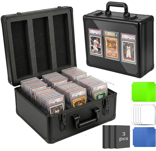 3Row Graded Card Storage Box with Graded Card Case | Home Organization - Image 2