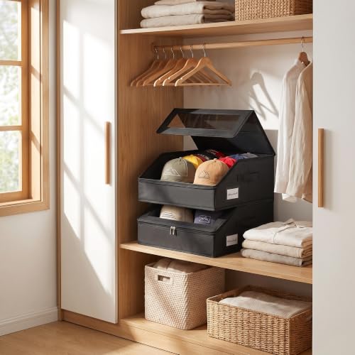 Yecaye 2‑Pack Hat Storage for Baseball Caps, Holds Up to 48 Caps - Image 3