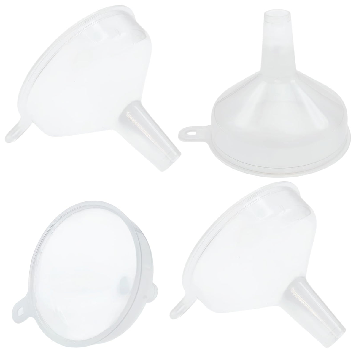 4Pcs 2.24" Plastic Funnel Set for Water Bottle Powder - Image 2