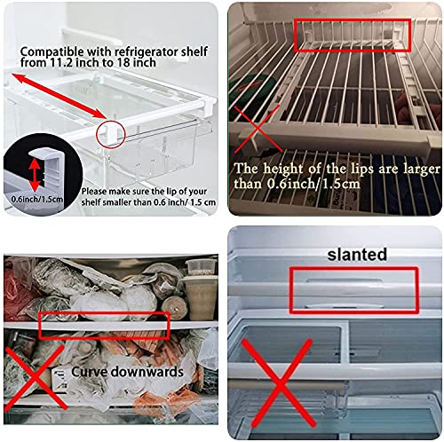 YekouMax Fridge Drawer Organizer, Refrigerator Organizer Bins - Image 4