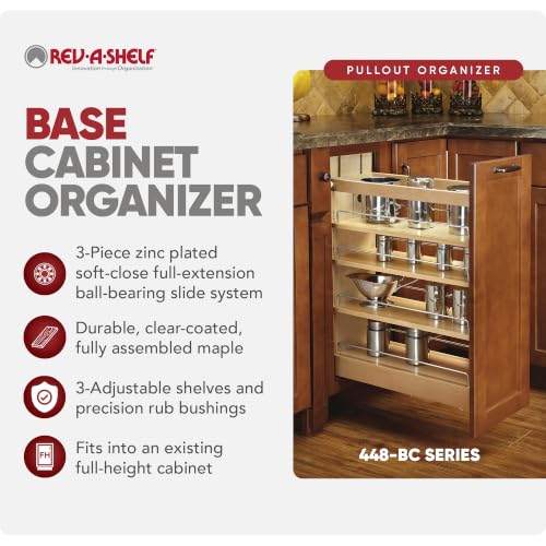 Rev-A-Shelf Pullout Organizer w/ BB Soft-Close, Min - Image 7