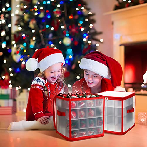2 Pieces Christmas Ornament Storage Box - Image 8
