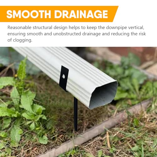 Rainwater Downspout Bracket - Heavy-Duty Galvanized Iron - Image 7