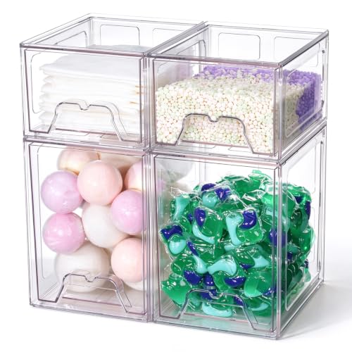 iCASA 4 Pack Laundry Pods & Detergent Container Dryer - Image 2