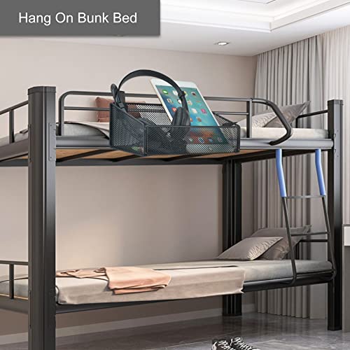 Bedside Caddy Hanging Storage Basket Beside Shelf Metal - Image 6
