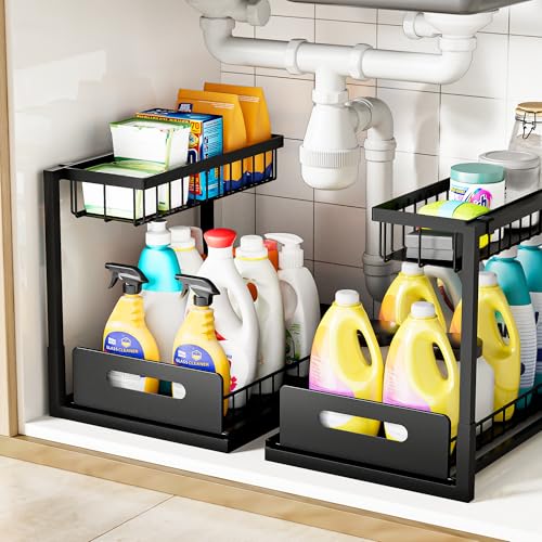 Under Sink Organizer and Storage, Slide Out Cabinet Organizer - Image 2
