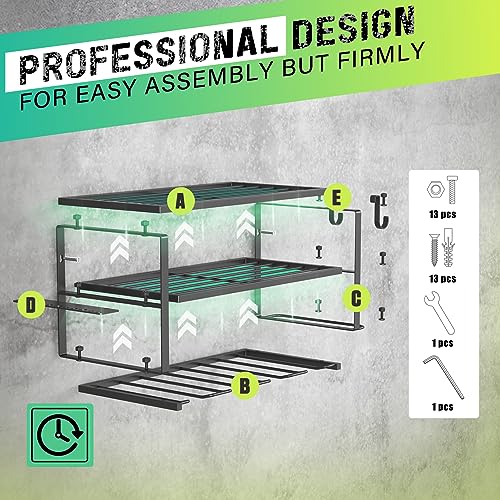 Power Tool Organizer, Heavy Duty Iron - Image 6