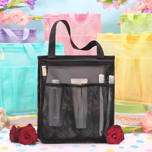 famichan Portable Mesh Shower Caddy, Gym Travel Camp Dorm Room - Image 5