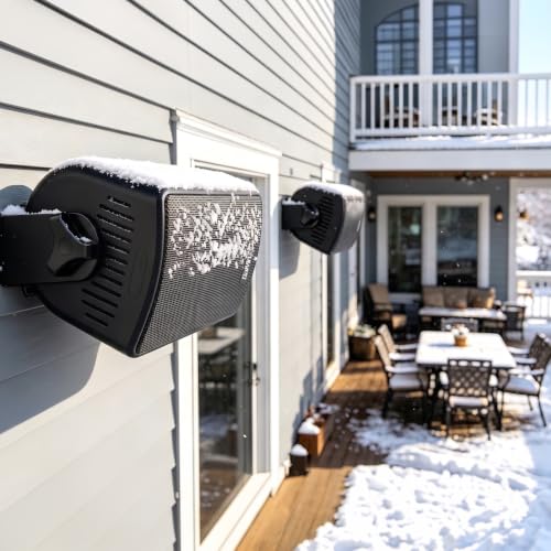 Saiyin Outdoor Indoor Speakers Wired, 4Ω Wall Speakers for Patio - Image 6
