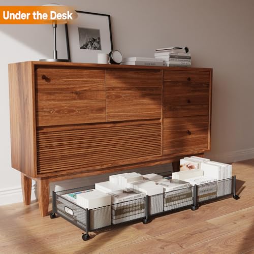 Under Bed Storage With Wheels, 47.2''/90lbs/57.6L - Image 3