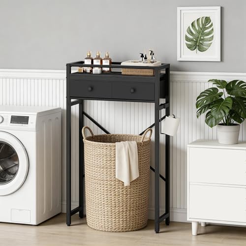 MAHANCRIS Over Toilet Storage, 2-Tier Bathroom Organizer - Image 6