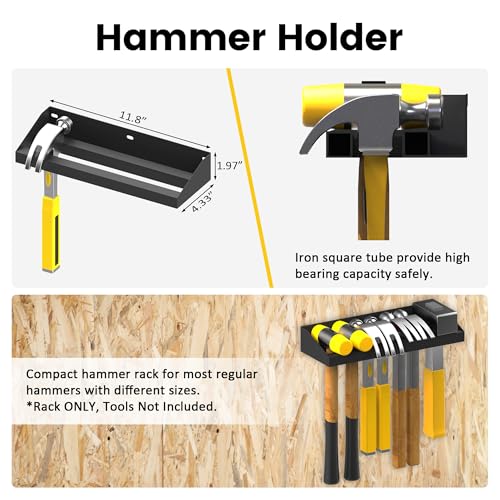 UNITEDPOWER Wall Mount Hand Tool Storage Set, Screwdriver - Image 6