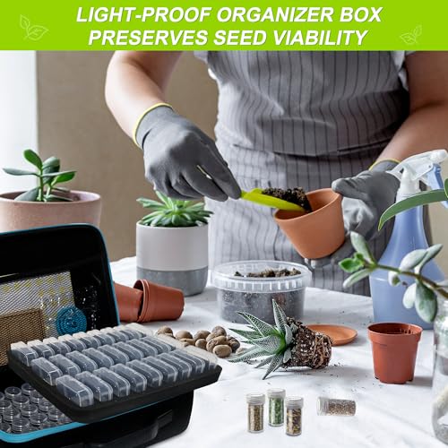87 Slots Seed Storage Organizer Box with 20 Envelopes - Image 3