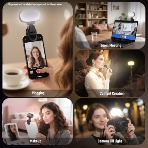 NEEWER Basics Portable Selfie Light, 3W Clip on Phone Small LED - Image 7