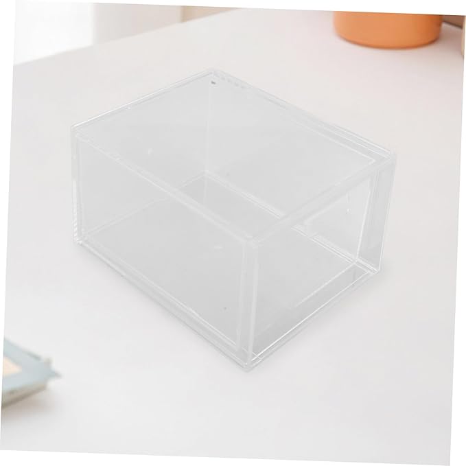 3Pcs Stackable Clear Desktop Storage Box with Vanity Organizer for Makeup Skincare and Stationery Space Saving for Bathroom and Home Office Storage
