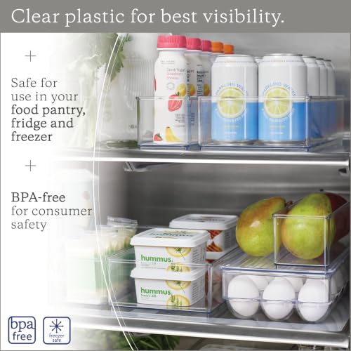 Clearly Small Narrow Drawer Organizer, 9.37"x3.12"x2.95", 4 Pack - Image 5