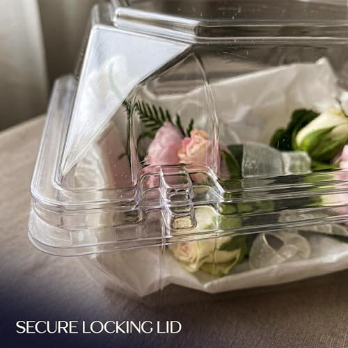 Royal Imports Clear Plastic Corsage Box Flower Boutonniere 5x4x3 - Image 6