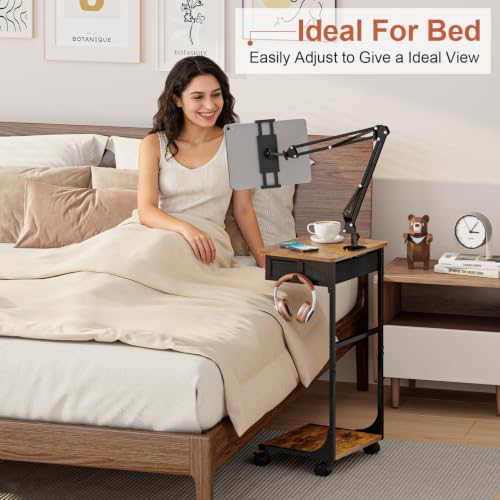 Floor Kindle Phone Tablet Stand with Drawer & Storag | All Products - Image 3