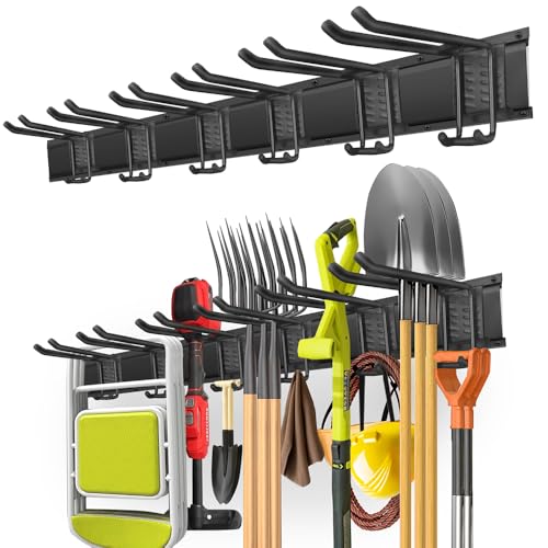 PIYILO 48 in Garage Tool Organizer Wall Mount, Adjustable Tool - Image 2