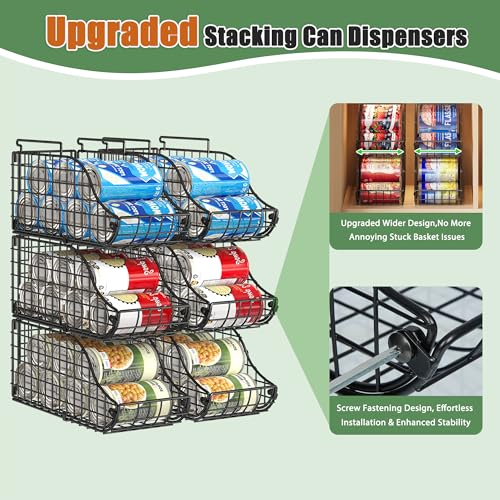 Sonyabecca 8 Pack Stackable Can Organizer for Pantry | All Products - Image 7