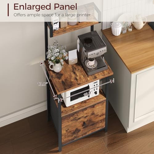 MAHANCRIS Printer Table with Storage, Home Printer Stand - Image 6