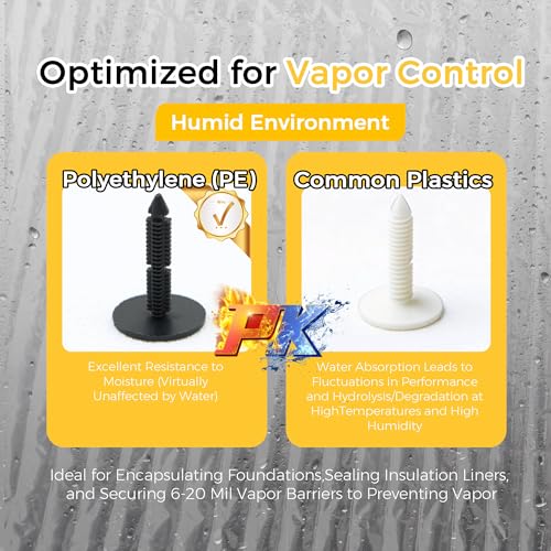 150-Pack 1 3/8'' Christmas Tree Vapor Barrier Fasteners - Image 7