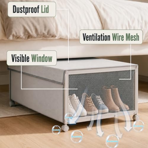 2Pack Under Bed Storage Containers,12 inch Height,31 inch Long - Image 6